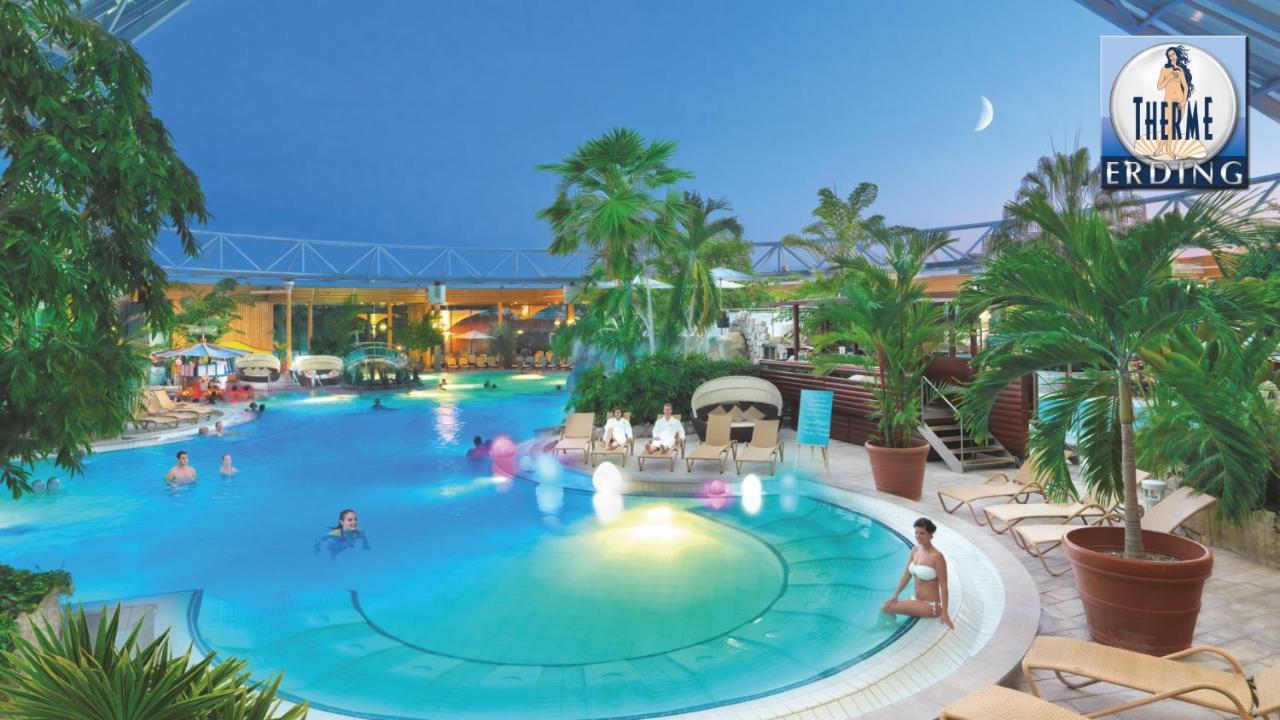 Familienhotel Nahe Der Therme 에르딩 외부 사진